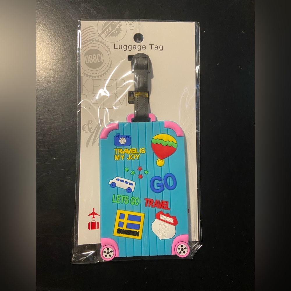 Black Luggage Tag